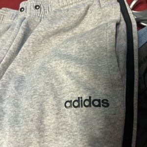 Adidas Heather Gray Lounge Pants